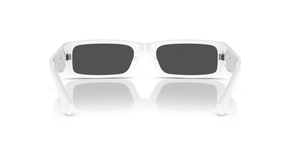 משקפי שמש דולצ'ה וגבאנה לבן-אפור כהה | Dolce&Gabbana DG4444 White-Dark Grey
