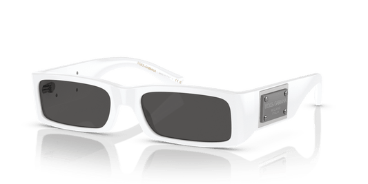 משקפי שמש דולצ'ה וגבאנה לבן-אפור כהה | Dolce&Gabbana DG4444 White-Dark Grey