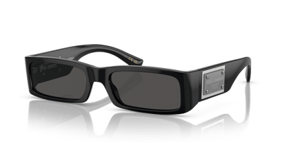 משקפי שמש דולצ'ה וגבאנה שחור-אפור כהה | Dolce&Gabbana DG4444 Black-Dark Grey