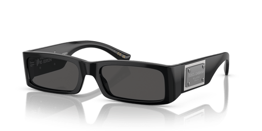 משקפי שמש דולצ'ה וגבאנה שחור-אפור כהה | Dolce&Gabbana DG4444 Black-Dark Grey