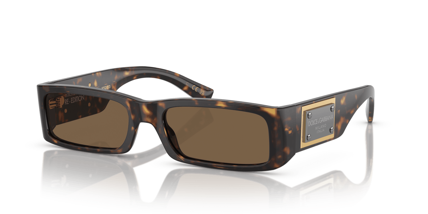 משקפי שמש דולצ'ה וגבאנה הוואנה-חום כהה | Dolce&Gabbana DG4444 Havana-Dark Brown