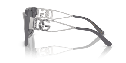 Dolce &amp; Gabbana Sunglasses Grey-Dark Grey | Dolce&amp;Gabbana DG4446B Grey-Dark Grey