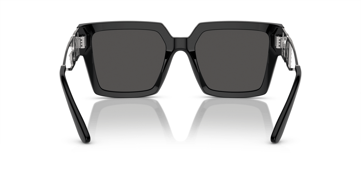 משקפי שמש דולצ'ה וגבאנה שחור-אפור כהה | Dolce&Gabbana DG4446B Black-Dark Grey