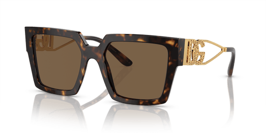משקפי שמש דולצ'ה וגבאנה הוואנה-חום כהה | Dolce&Gabbana DG4446B Havana-Dark Brown