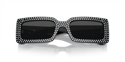 משקפי שמש דולצ'ה וגבאנה שחור-אפור כהה | Dolce&Gabbana DG4447B Black-Dark Grey