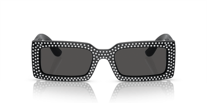 משקפי שמש דולצ'ה וגבאנה שחור-אפור כהה | Dolce&Gabbana DG4447B Black-Dark Grey