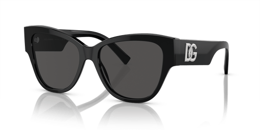 משקפי שמש דולצ'ה וגבאנה שחור-אפור כהה | Dolce&Gabbana DG4449 Black-Dark Grey