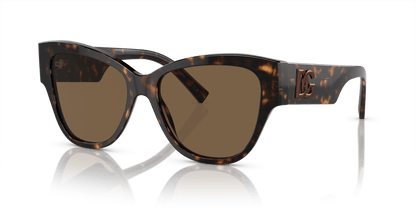 משקפי שמש דולצ'ה וגבאנה הוואנה-חום כהה | Dolce&Gabbana DG4449 Havana-Dark Brown