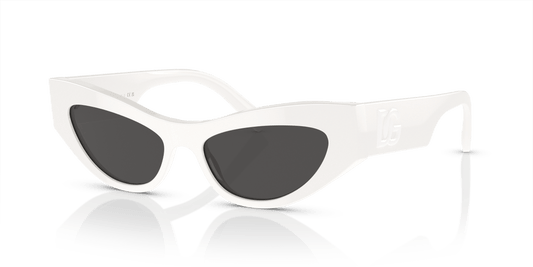 משקפי שמש דולצ'ה וגבאנה לבן-אפור כהה | Dolce&Gabbana DG4450 White-Dark Grey