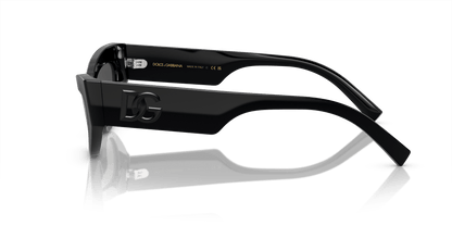 Dolce &amp; Gabbana DG4450 Black-Dark Grey Sunglasses