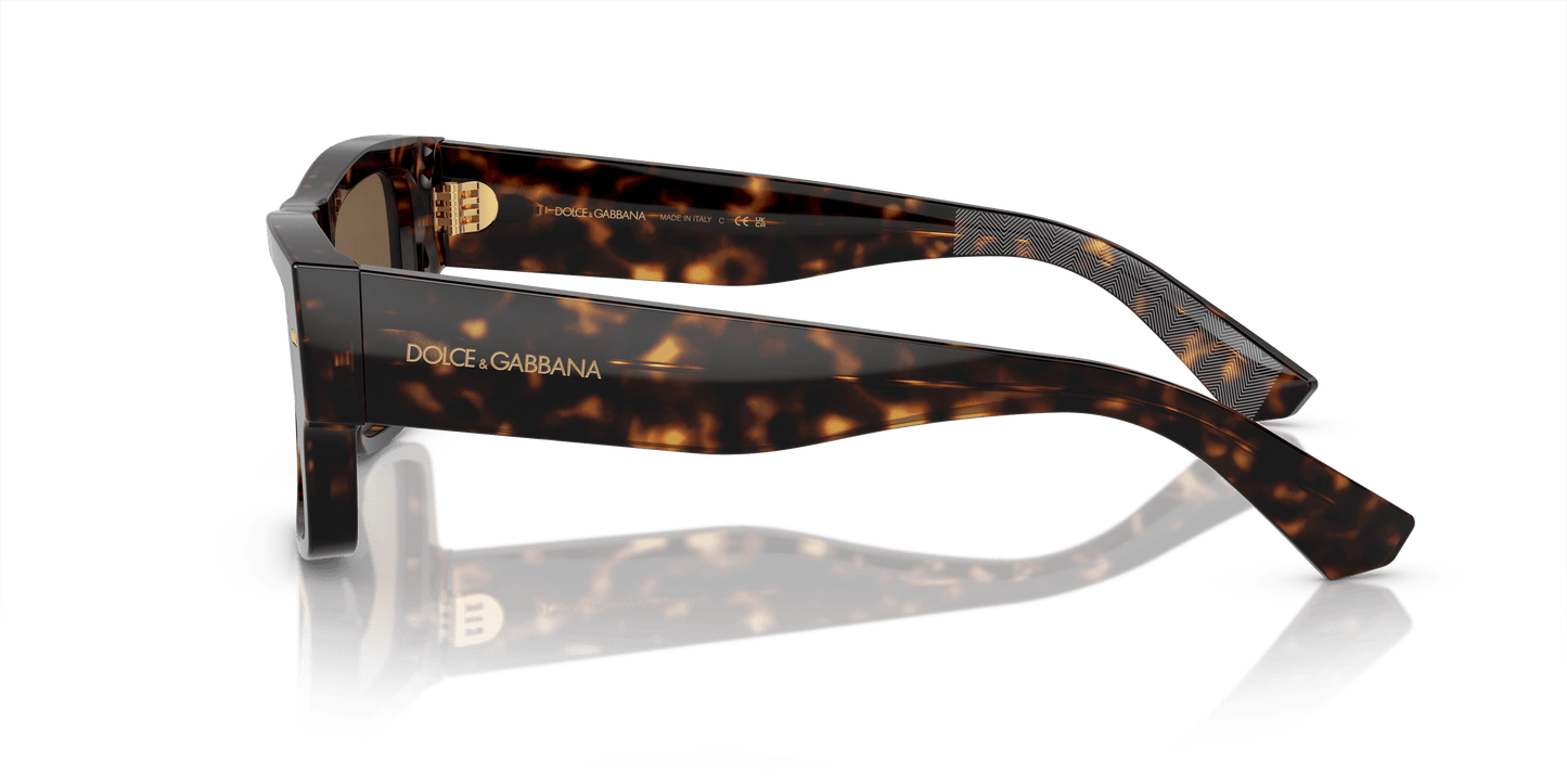 משקפי שמש דולצ'ה וגבאנה הוואנה-חום כהה | Dolce&Gabbana DG4451 Havana-Dark Brown