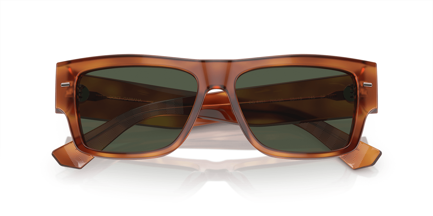 Dolce &amp; Gabbana Sunglasses Ginger Havana-Dark Green Polar | Dolce&amp;Gabbana DG4451 Ginger Havana-Dark Green Polar