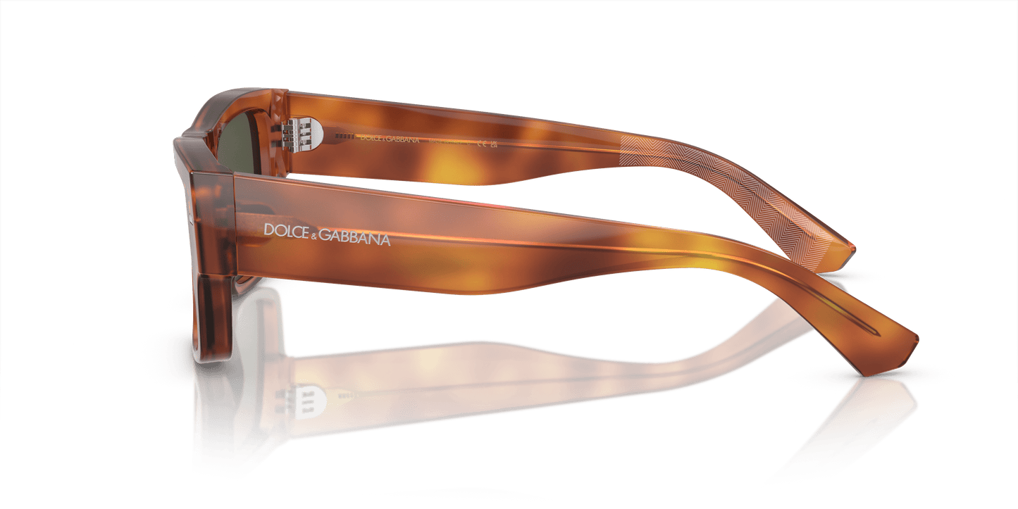 Dolce &amp; Gabbana Sunglasses Ginger Havana-Dark Green Polar | Dolce&amp;Gabbana DG4451 Ginger Havana-Dark Green Polar