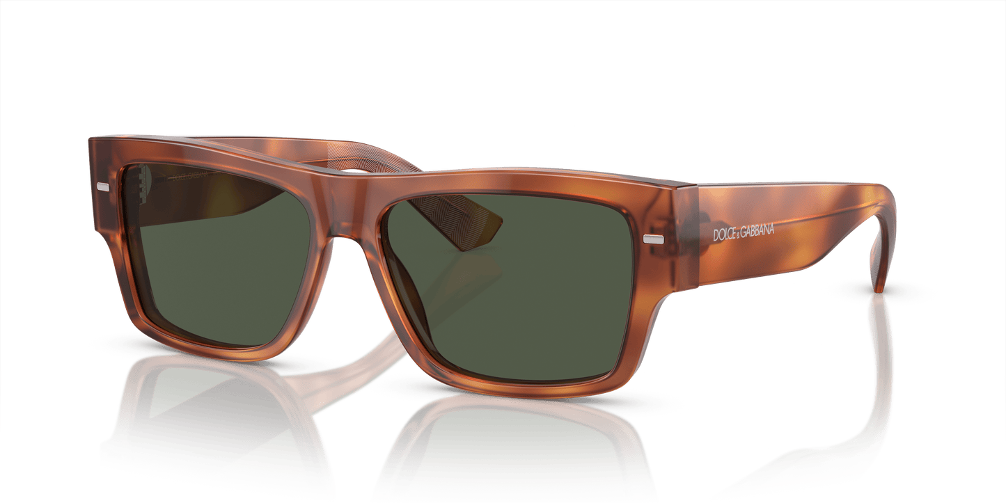 Dolce &amp; Gabbana Sunglasses Ginger Havana-Dark Green Polar | Dolce&amp;Gabbana DG4451 Ginger Havana-Dark Green Polar