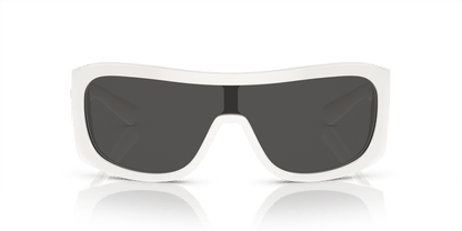 משקפי שמש דולצ'ה וגבאנה לבן-אפור כהה | Dolce&Gabbana DG4454 White-Dark Grey