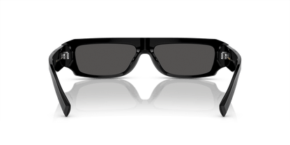 משקפי שמש דולצ'ה וגבאנה שחור-אפור כהה | Dolce&Gabbana DG4458 Black-Dark Grey