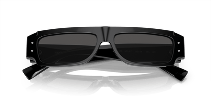 משקפי שמש דולצ'ה וגבאנה שחור-אפור כהה | Dolce&Gabbana DG4458 Black-Dark Grey