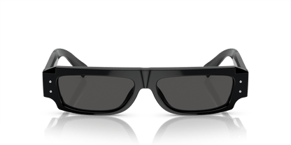 משקפי שמש דולצ'ה וגבאנה שחור-אפור כהה | Dolce&Gabbana DG4458 Black-Dark Grey