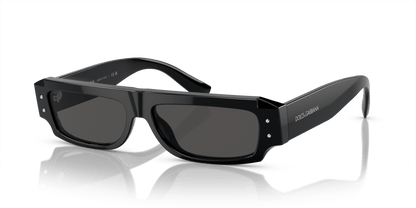 משקפי שמש דולצ'ה וגבאנה שחור-אפור כהה | Dolce&Gabbana DG4458 Black-Dark Grey