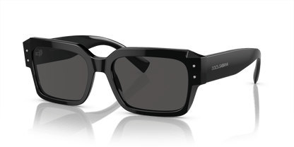 משקפי שמש דולצ'ה וגבאנה שחור-אפור כהה | Dolce&Gabbana DG4460 Black-Dark Grey