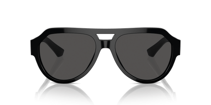 משקפי שמש דולצ'ה וגבאנה שחור-אפור כהה | Dolce&Gabbana DG4466 Black-Dark Grey