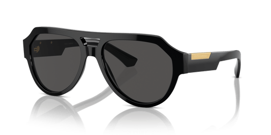 משקפי שמש דולצ'ה וגבאנה שחור-אפור כהה | Dolce&Gabbana DG4466 Black-Dark Grey