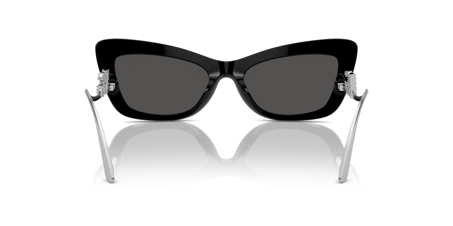 משקפי שמש דולצ'ה וגבאנה שחור-אפור כהה | Dolce&Gabbana DG4467B Black-Dark Grey