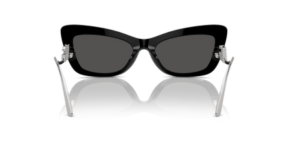 משקפי שמש דולצ'ה וגבאנה שחור-אפור כהה | Dolce&Gabbana DG4467B Black-Dark Grey