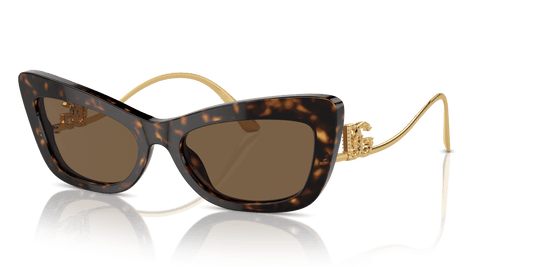 משקפי שמש דולצ'ה וגבאנה הוואנה-חום כהה | Dolce&Gabbana DG4467B Havana-Dark Brown