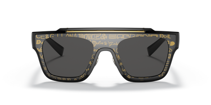 משקפי שמש דולצ'ה וגבאנה שחור-אפור כהה | Dolce&Gabbana DG6125 Black-Dark Grey