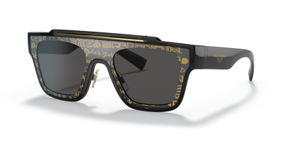 משקפי שמש דולצ'ה וגבאנה שחור-אפור כהה | Dolce&Gabbana DG6125 Black-Dark Grey
