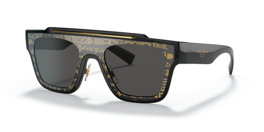 משקפי שמש דולצ'ה וגבאנה שחור-אפור כהה | Dolce&Gabbana DG6125 Black-Dark Grey