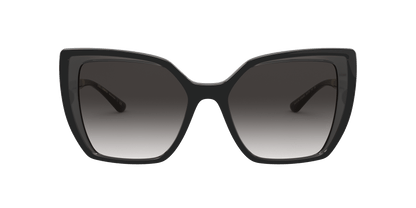Dolce &amp; Gabbana DG6138 Black On Transparent Grey-Light Grey Gradient Black Sunglasses
