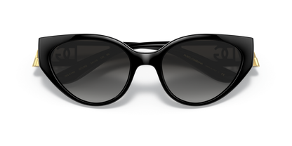 משקפי שמש של דולצ'ה וגבאנה בצבע שחור אפור | Dolce&Gabbana DG6146 Black-Gradient Grey