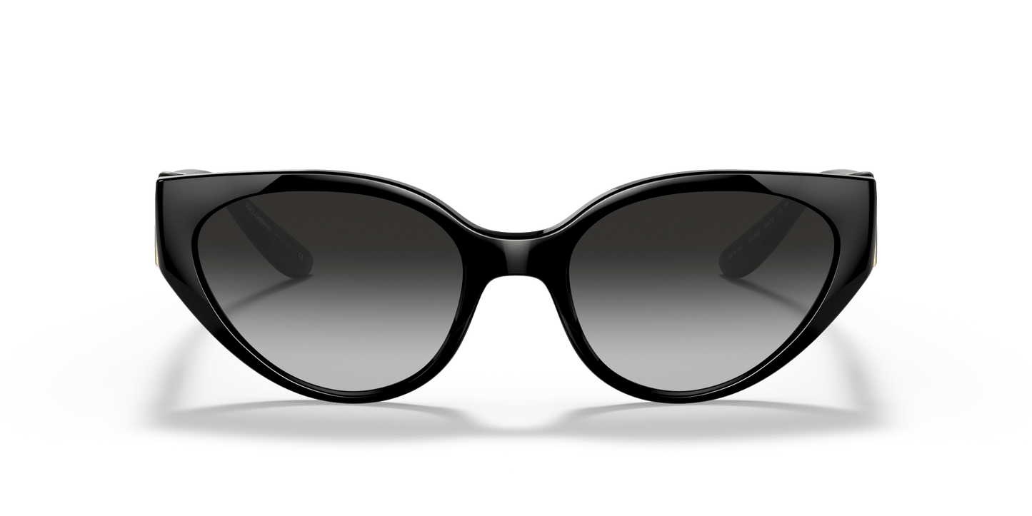 משקפי שמש של דולצ'ה וגבאנה בצבע שחור אפור | Dolce&Gabbana DG6146 Black-Gradient Grey