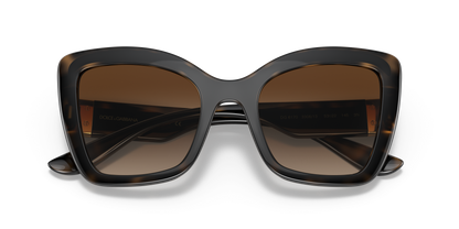 Dolce &amp; Gabbana Sunglasses Havana/Black-Gradient Brown | Dolce&amp;Gabbana DG6170 Havana/Black-Gradient Brown