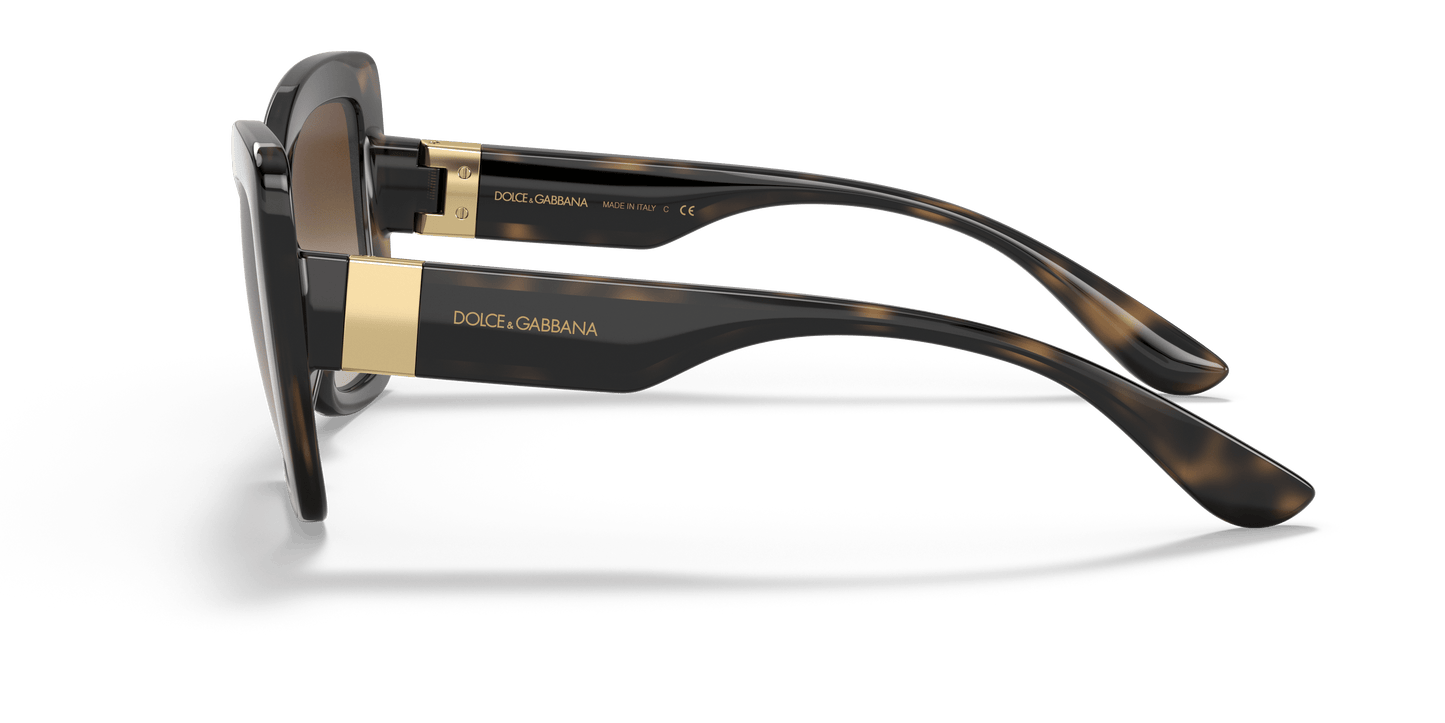 Dolce &amp; Gabbana Sunglasses Havana/Black-Gradient Brown | Dolce&amp;Gabbana DG6170 Havana/Black-Gradient Brown