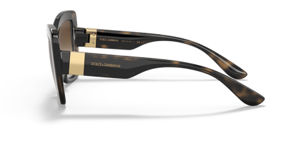 Dolce &amp; Gabbana Sunglasses Havana/Black-Gradient Brown | Dolce&amp;Gabbana DG6170 Havana/Black-Gradient Brown