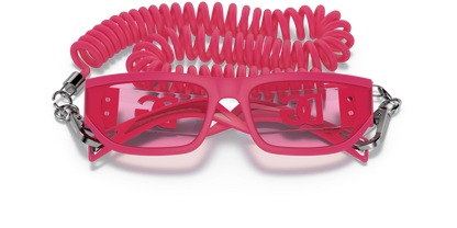 Dolce &amp; Gabbana DG6172 Pink Rubber-Pink Sunglasses