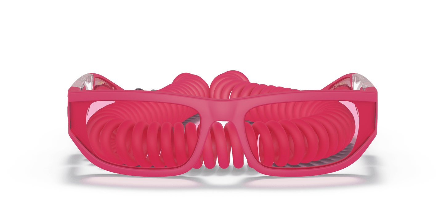Dolce &amp; Gabbana DG6172 Pink Rubber-Pink Sunglasses