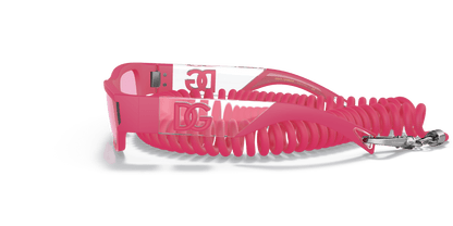 Dolce &amp; Gabbana DG6172 Pink Rubber-Pink Sunglasses