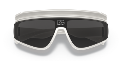 משקפי שמש דולצ'ה וגבאנה לבן-אפור כהה | Dolce&Gabbana DG6177 White-Dark Grey
