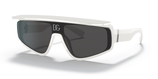 משקפי שמש דולצ'ה וגבאנה לבן-אפור כהה | Dolce&Gabbana DG6177 White-Dark Grey