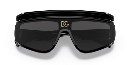 משקפי שמש דולצ'ה וגבאנה שחור-אפור כהה | Dolce&Gabbana DG6177 Black-Dark Grey