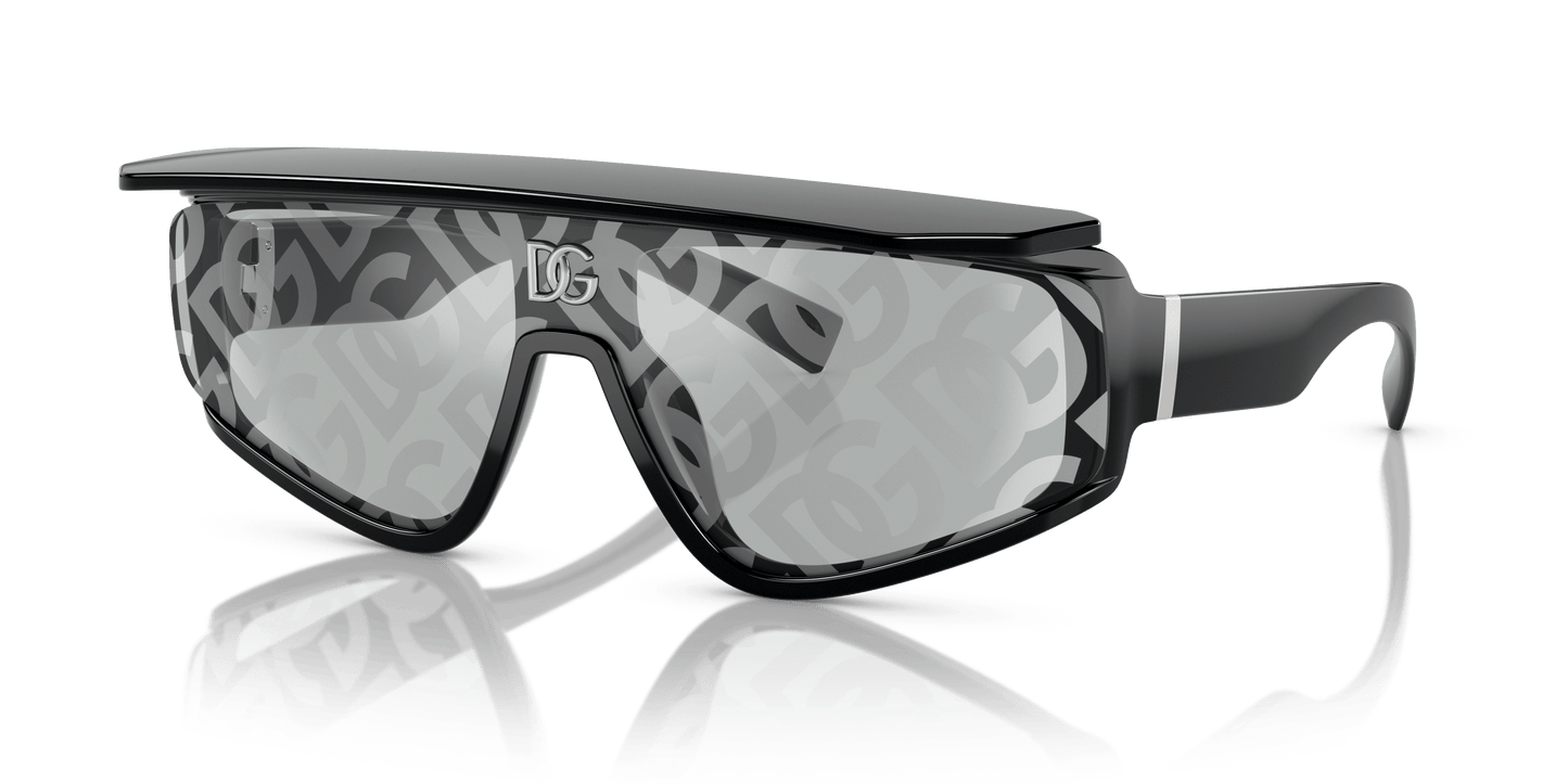 משקפי שמש דולצ'ה וגבאנה שחור-אפור בהיר | Dolce&Gabbana DG6177 Black-Light Grey