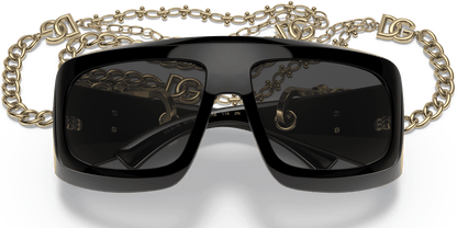 Dolce &amp; Gabbana Sunglasses Black-Grey Gradient | Dolce&amp;Gabbana DG6178 Black-Grey Gradient