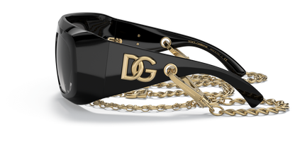 Dolce &amp; Gabbana Sunglasses Black-Grey Gradient | Dolce&amp;Gabbana DG6178 Black-Grey Gradient