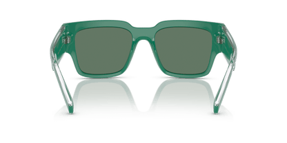 Dolce &amp; Gabbana DG6184 Green-Petrol Green Mirror Silver Sunglasses