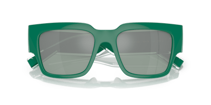 Dolce &amp; Gabbana DG6184 Green-Petrol Green Mirror Silver Sunglasses