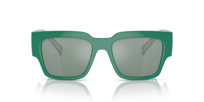Dolce &amp; Gabbana DG6184 Green-Petrol Green Mirror Silver Sunglasses